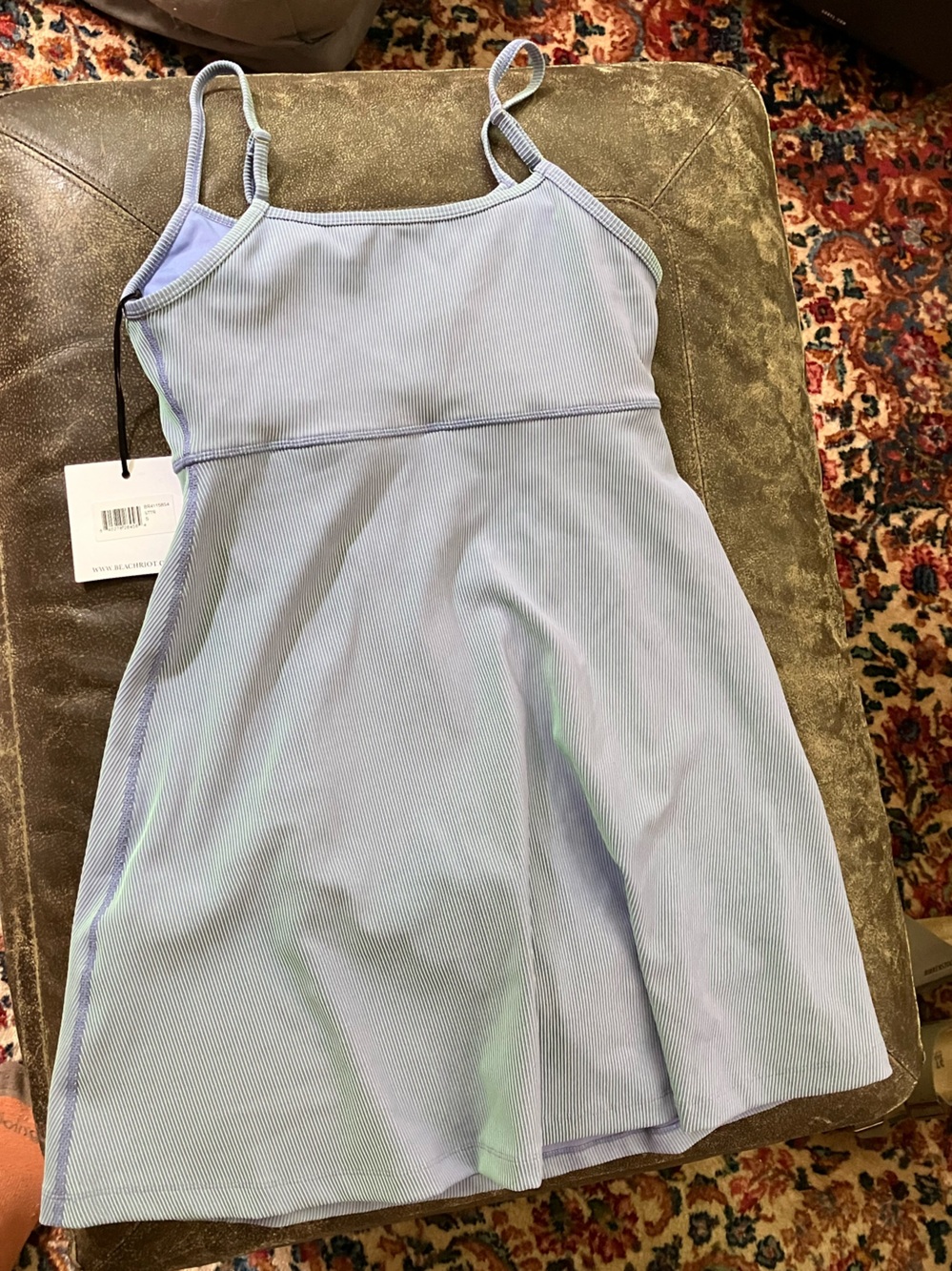 Beach Riot Raelyn Dress in Seashore Ribbed Two Tone - Picture 3 of 4